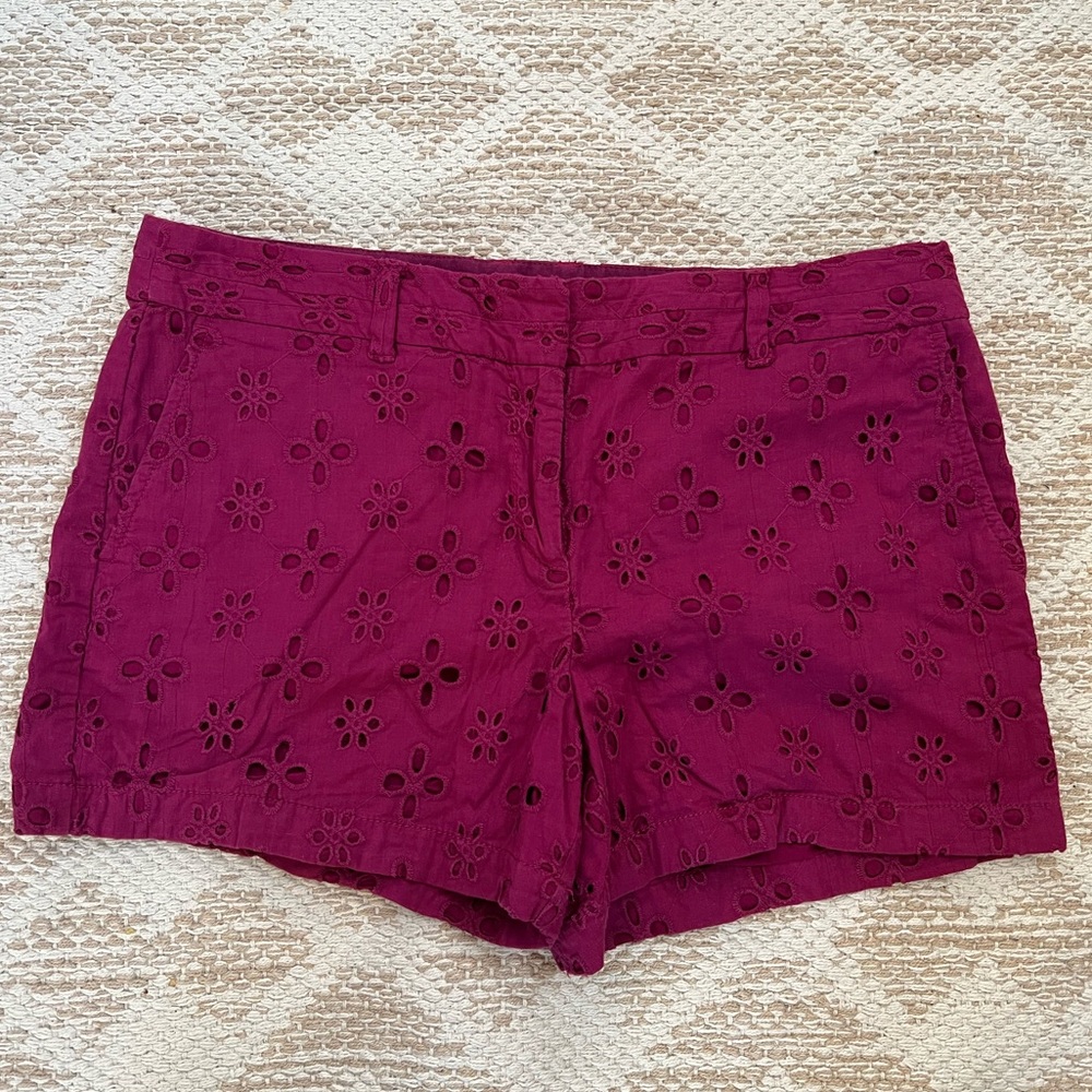 Ann Taylor Loft 100% Cotton Eyelet women’s shorts 3.5” Inseam